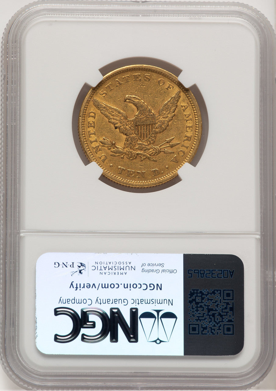 1855 $10 Liberty Eagle NGC AU53 (777898005)