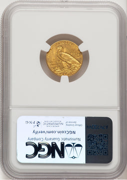 1908 $2.50 Indian Quarter Eagle NGC MS63 (777525025)