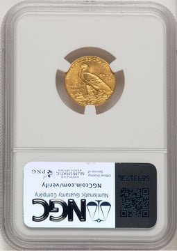 1908 $2.50 Indian Quarter Eagle NGC MS62 (777737032)