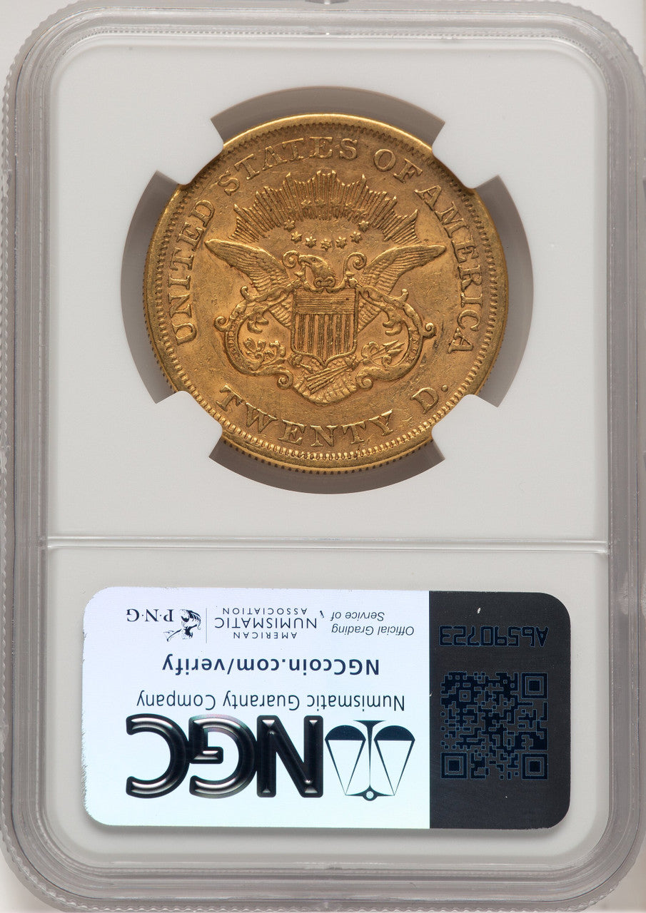 1865 $20 Liberty Double Eagle NGC XF40