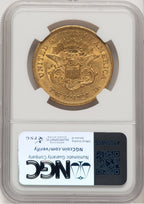 1861 $20 Liberty Double Eagle NGC AU55