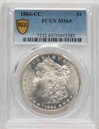 1884-CC Morgan Dollar PCGS MS65 (772471025)
