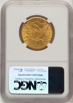 1892-O $10 Liberty Eagle NGC MS60 (177339050)
