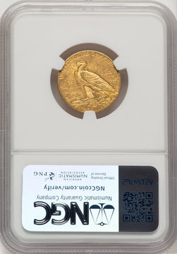 1908 $5 Indian Indian Half Eagle NGC MS63 (776620004)