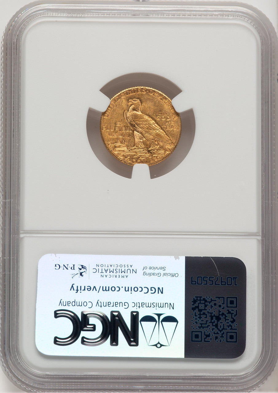 1914-D $2.50 Indian Quarter Eagle NGC MS62 (776733001)