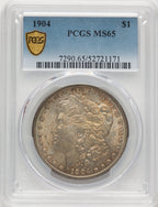 1904 Morgan Dollar PCGS MS65