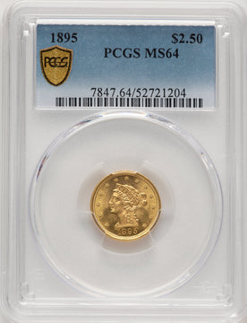 1895 $2.50 Liberty Quarter Eagle PCGS MS64