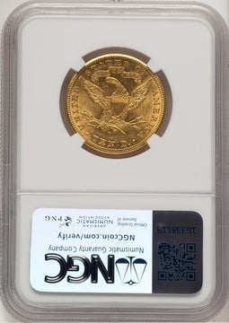 1893-O $10 Liberty Eagle NGC MS62