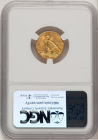 1909 $2.50 Indian Quarter Eagle NGC MS62 (777418007)