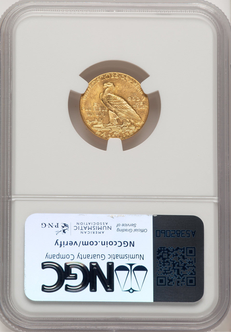 1912 $2.50 Indian Quarter Eagle NGC MS63 (521153070)