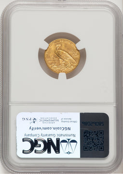1912 $2.50 Indian Quarter Eagle NGC MS63 (777737033)