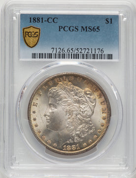 1881-CC Morgan Dollar PCGS MS65 (776369001)