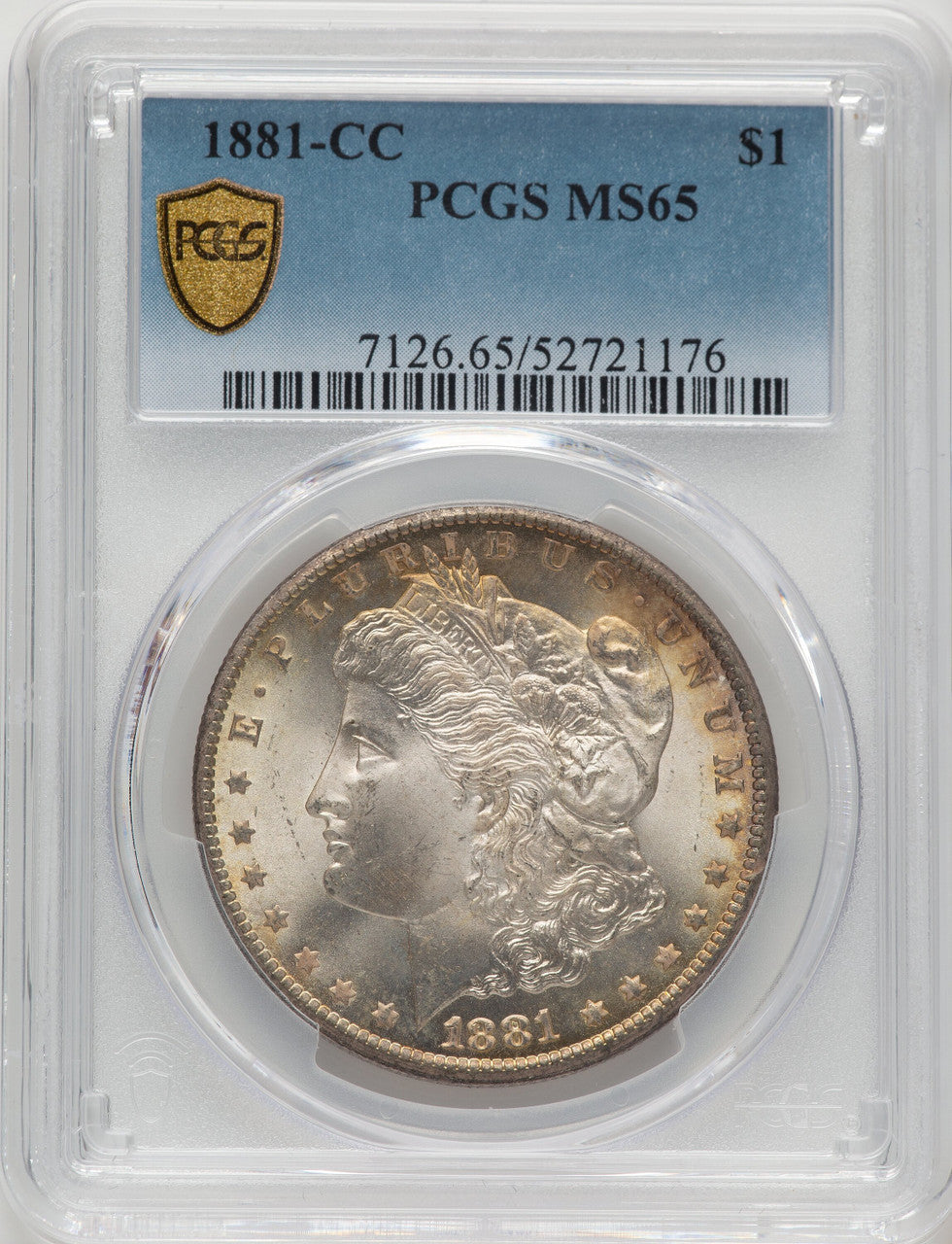 1881-CC Morgan Dollar PCGS MS65 (776369001)