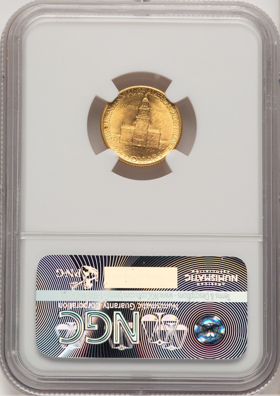 1926 $2.50 SESQUI AR Kenneth Bressett Red Book Commemorative Gold NGC MS66
