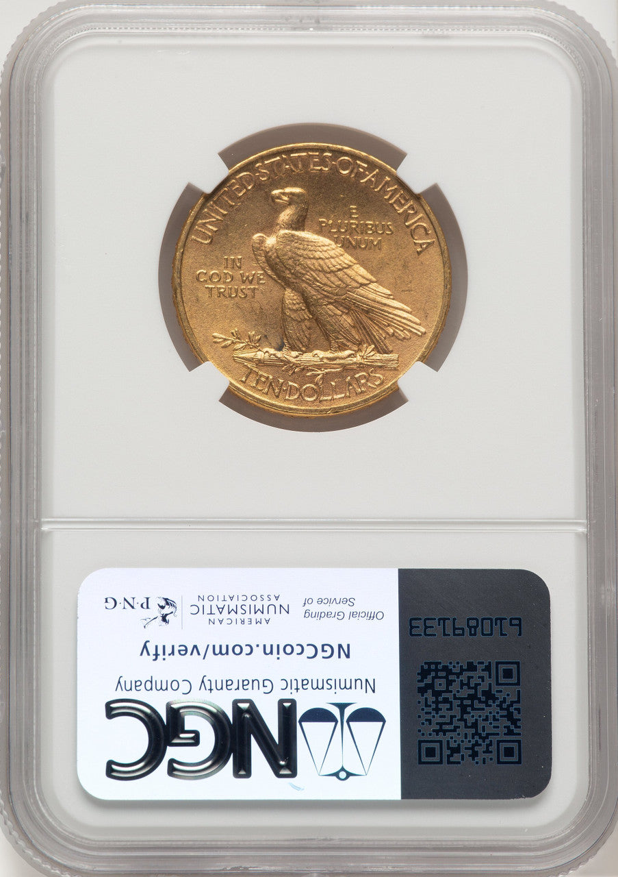 1911 $10 Indian Eagle NGC MS63 (177332008)