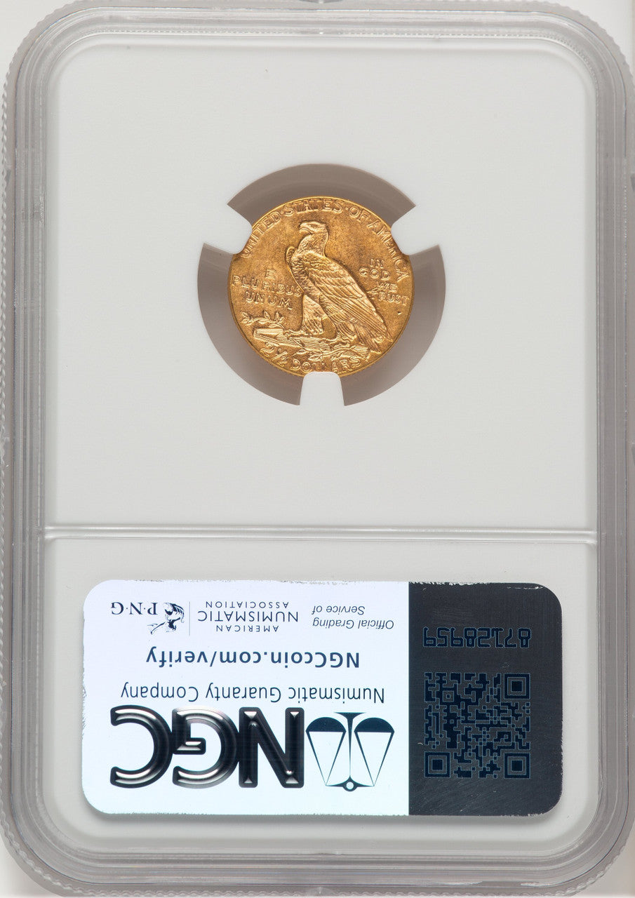 1915 $2.50 Indian Quarter Eagle NGC MS62 (774838016)