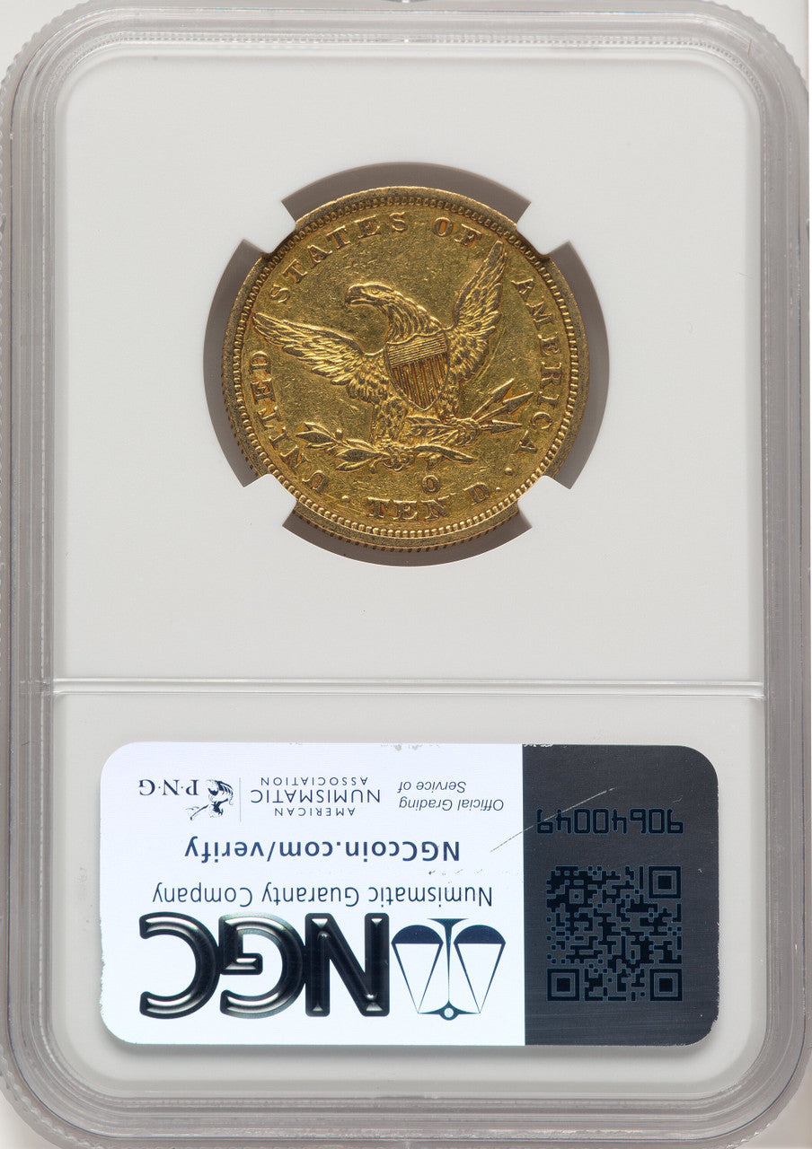 1845-O $10 Liberty Eagle NGC AU53 (777194107)