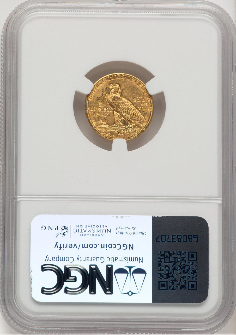 1914-D $2.50 Indian Quarter Eagle NGC MS62 (572338001)