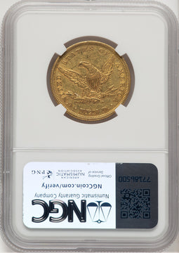 1842 $10 Small Date Liberty Eagle NGC AU53 (177334010)