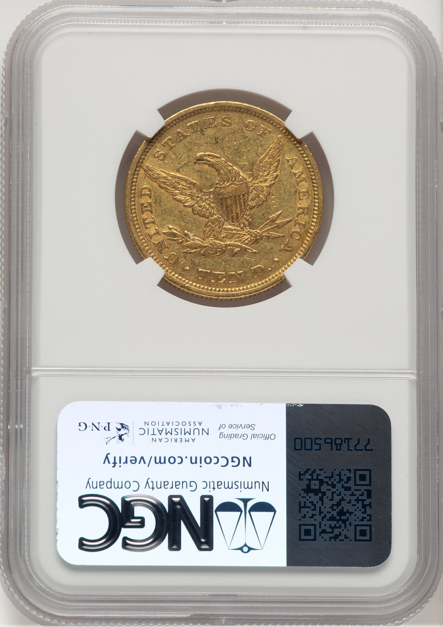 1842 $10 Small Date Liberty Eagle NGC AU53 (177334010)