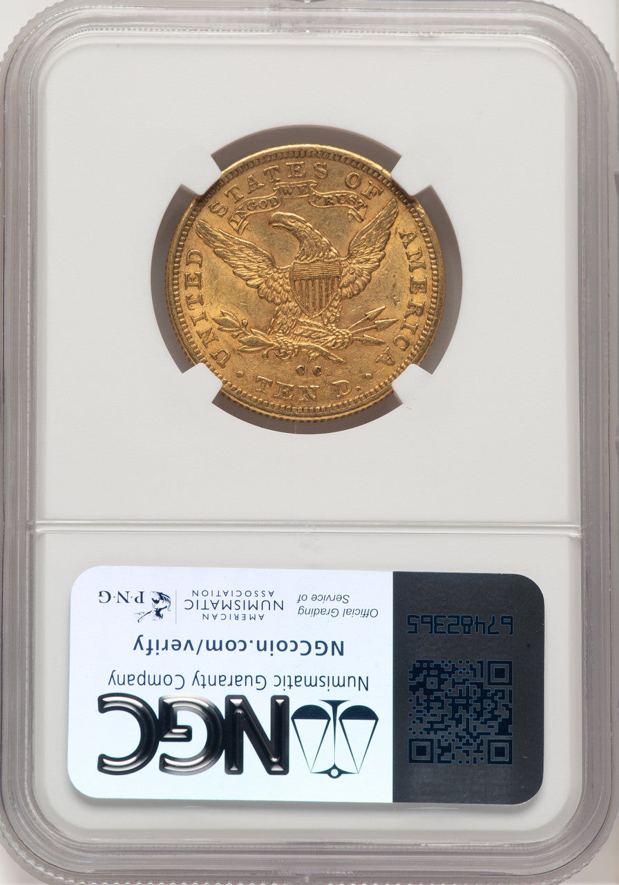 1891-CC $10 Liberty Eagle NGC AU55 (572403003)