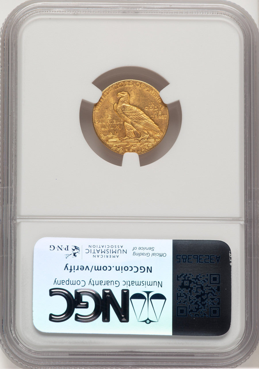 1911 $2.50 Indian Quarter Eagle NGC MS63 (777231004)