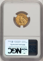 1908 $2.50 Indian Quarter Eagle NGC MS64 (506655005)