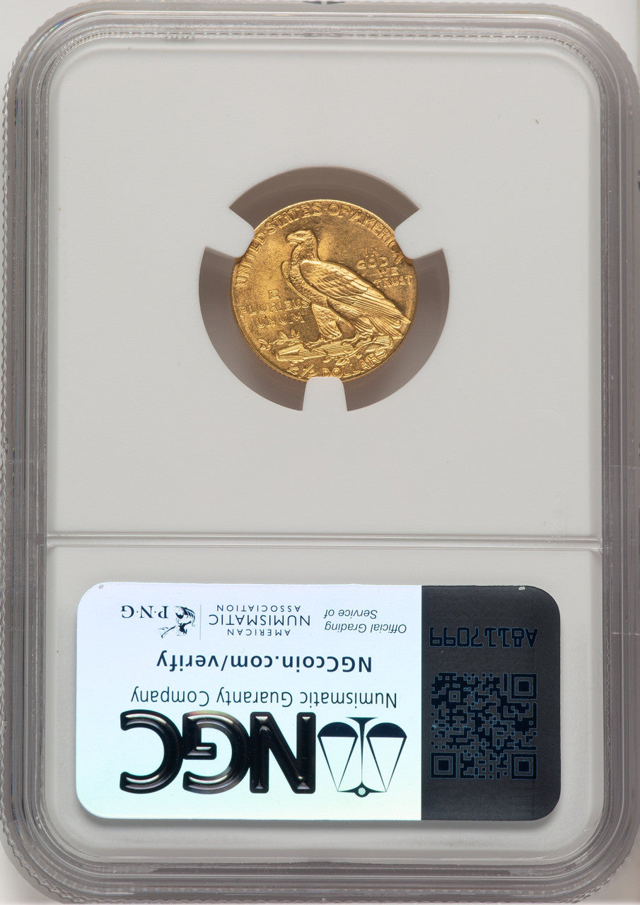 1908 $2.50 Indian Quarter Eagle NGC MS64 (506655005)