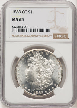 1883-CC Morgan Dollar NGC MS65