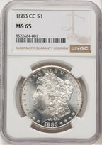 1883-CC Morgan Dollar NGC MS65