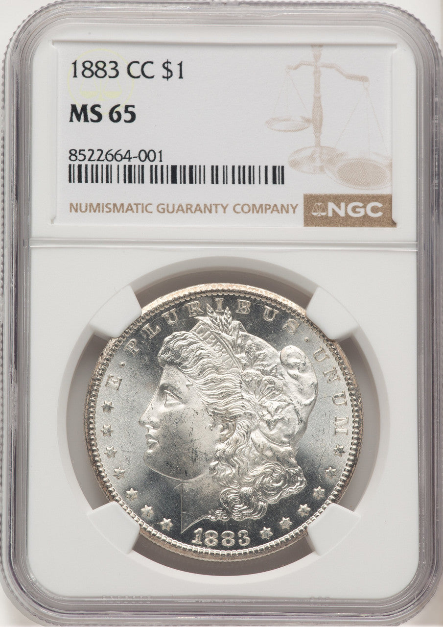 1883-CC Morgan Dollar NGC MS65