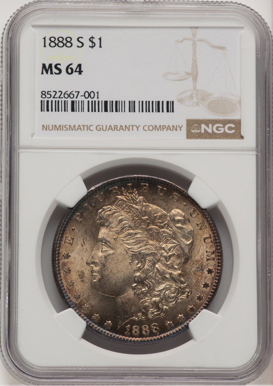 1888-S Morgan Dollar NGC MS64 (772929004)