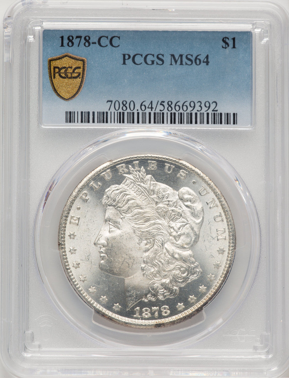 1878-CC Morgan Dollar PCGS MS64 (778573001)