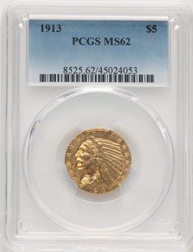 1913 $5 Indian Half Eagle PCGS MS62 (521321055)