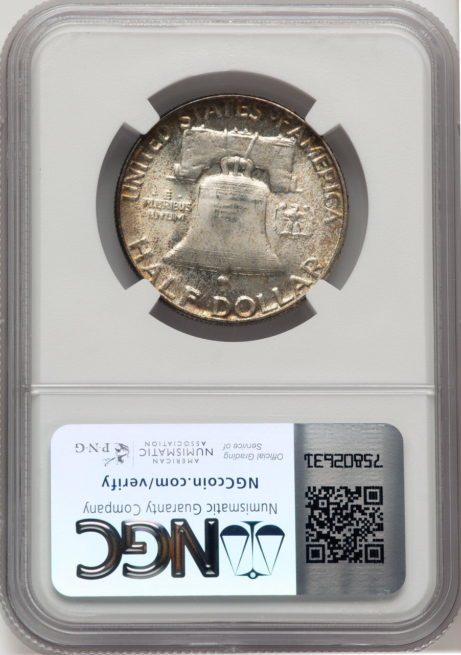 1954 50C Franklin Half Dollar NGC MS67