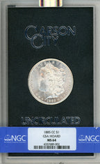 1885-CC GSA Hoard Morgan Dollar NGC MS64