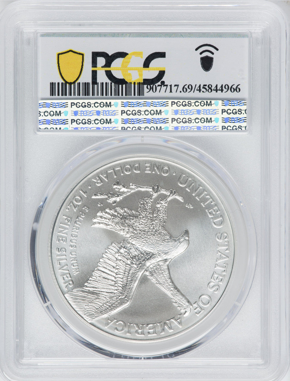 2021 American Silver Eagle T2 At Dusk & Dawn 35th Anniversary 361st PCGS MS69