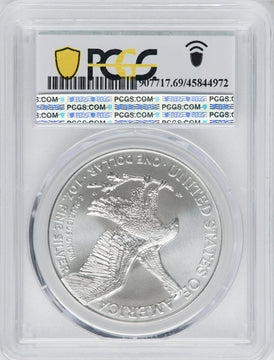 2021 American Silver Eagle Type 2 At Dusk & Dawn 35th Anniversary 367th PCGS MS69