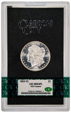 1883-CC $1 GSA Treasure Hoard Morgan Dollar CACG MS64PL