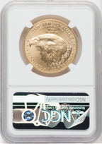 2021 $50 Gold Eagle Type 2 At Dusk & Dawn 35th Annv 381st NGC MS70 Jennie Norris Signed