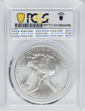 2021 American Silver Eagle Type 2 At Dusk & Dawn 35th Anniversary 381st PCGS MS69