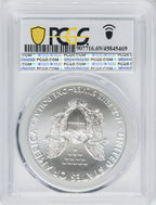 2021 American Silver Eagle T-1 At Dusk & Dawn 35th Anniversary 403rd PCGS MS69