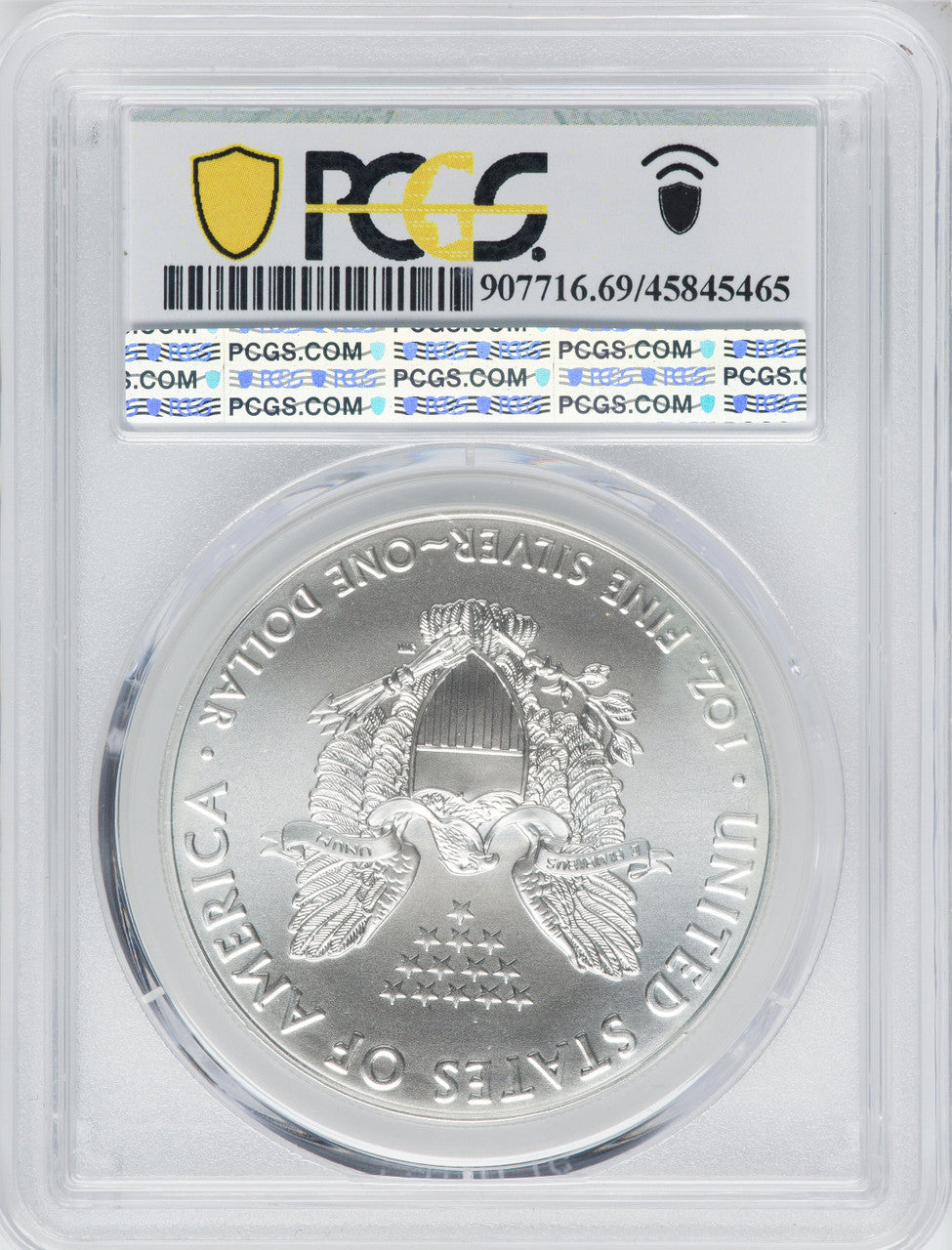 2021 American Silver Eagle Type 1 At Dusk & Dawn 35th Anniversary 407th PCGS MS69