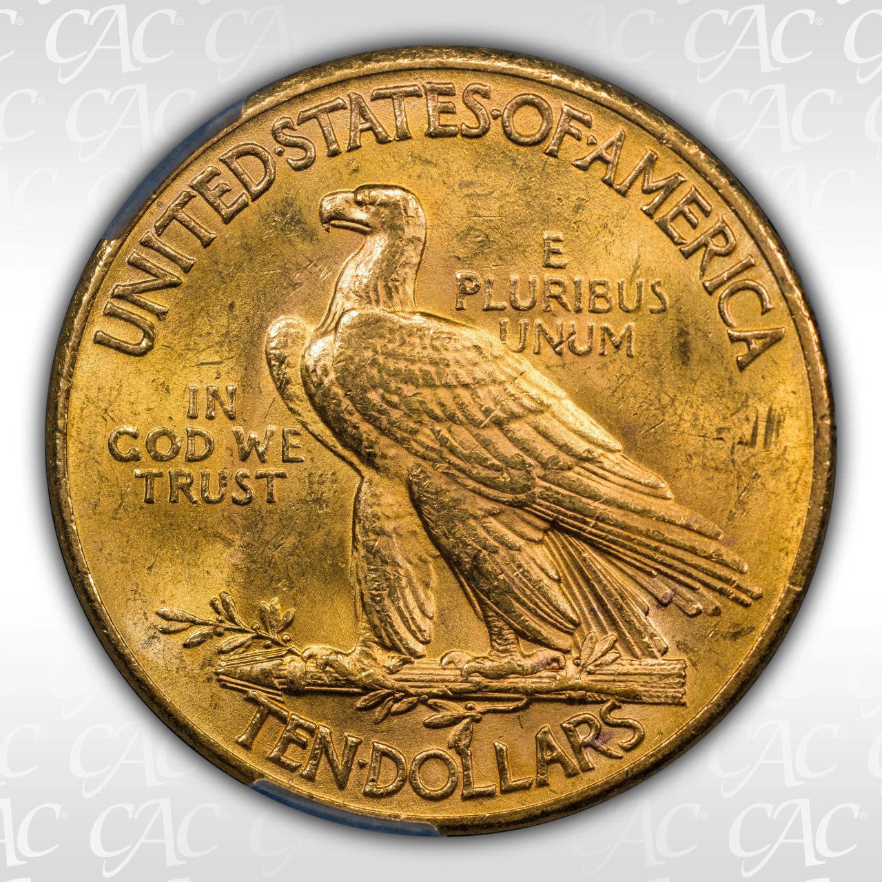 1926 $10 Indian Eagle CAC MS62