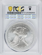 2021 American Silver Eagle Type 2 At Dusk & Dawn 35th Anniversary 427th PCGS MS69