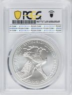 2021 American Silver Eagle Type 2 At Dusk & Dawn 35th Anniversary 444th PCGS MS69