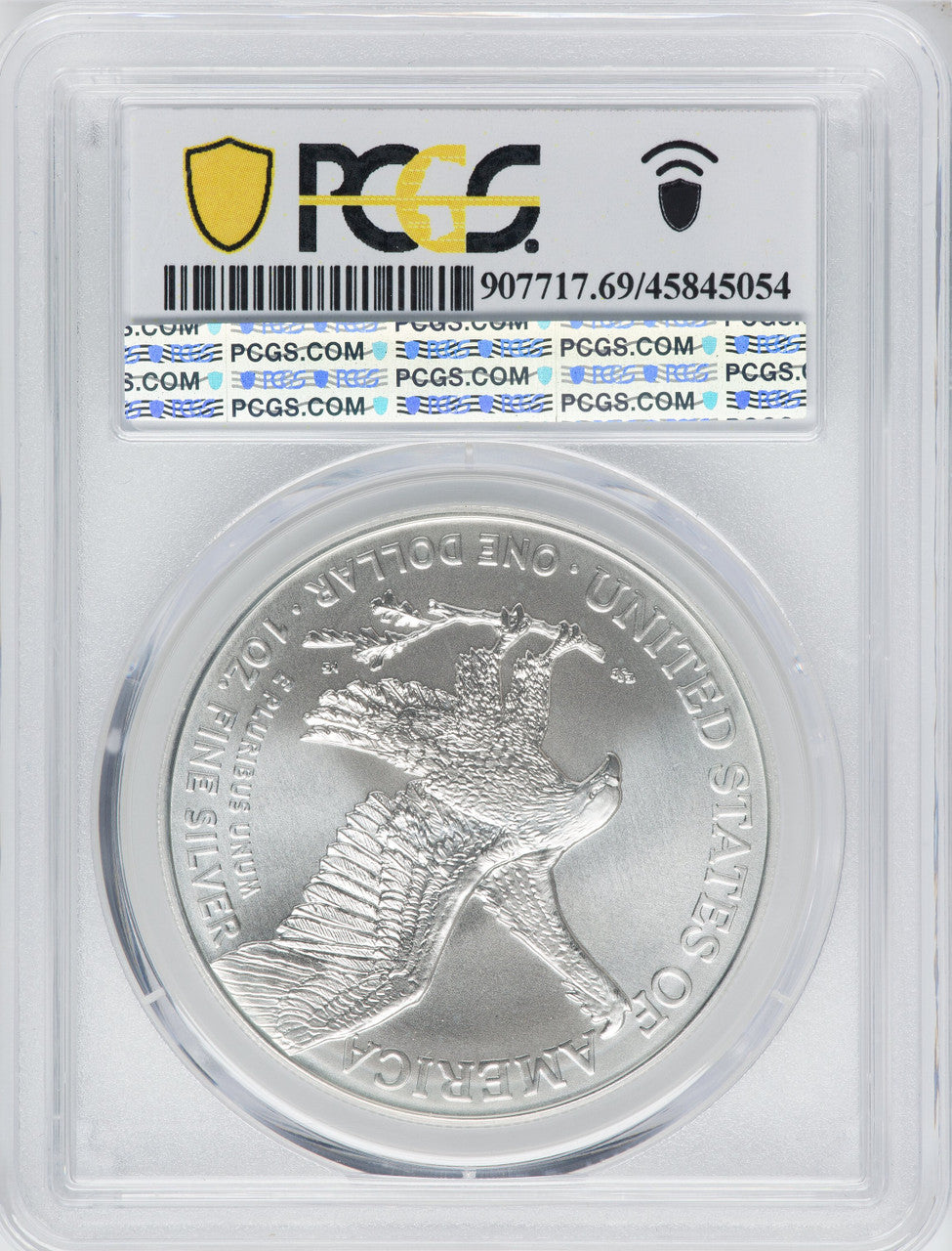 2021 American Silver Eagle Type 2 At Dusk & Dawn 35th Anniversary 449th PCGS MS69