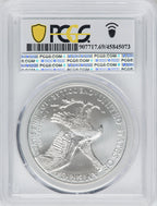 2021 American Silver Eagle Type 2 At Dusk & Dawn 35th Anniversary 468th PCGS MS69
