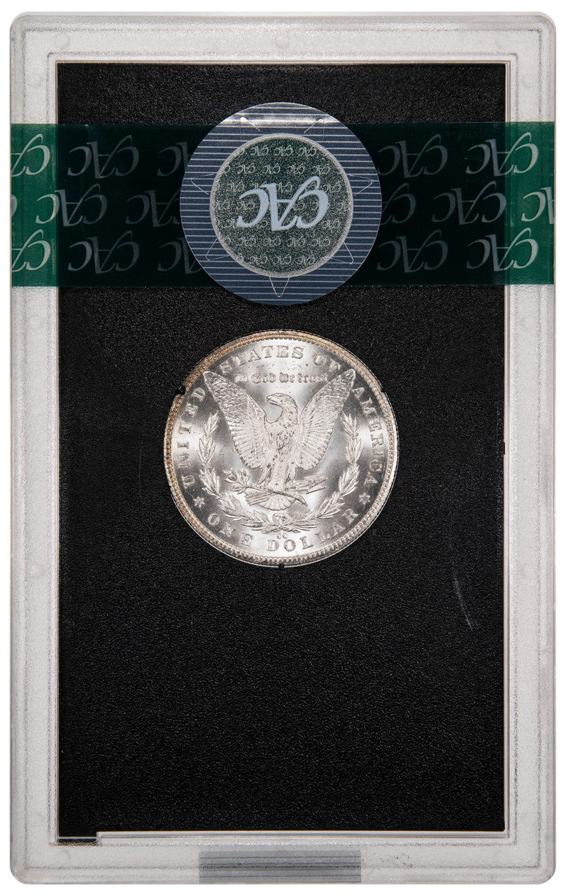 1884-CC $1 GSA Treasure Hoard Morgan Dollar CACG MS62