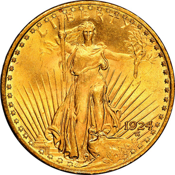 Saint Gaudens Gold Double Eagle Pre-33 BU (Random Date)